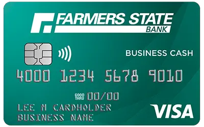 image of green credit card